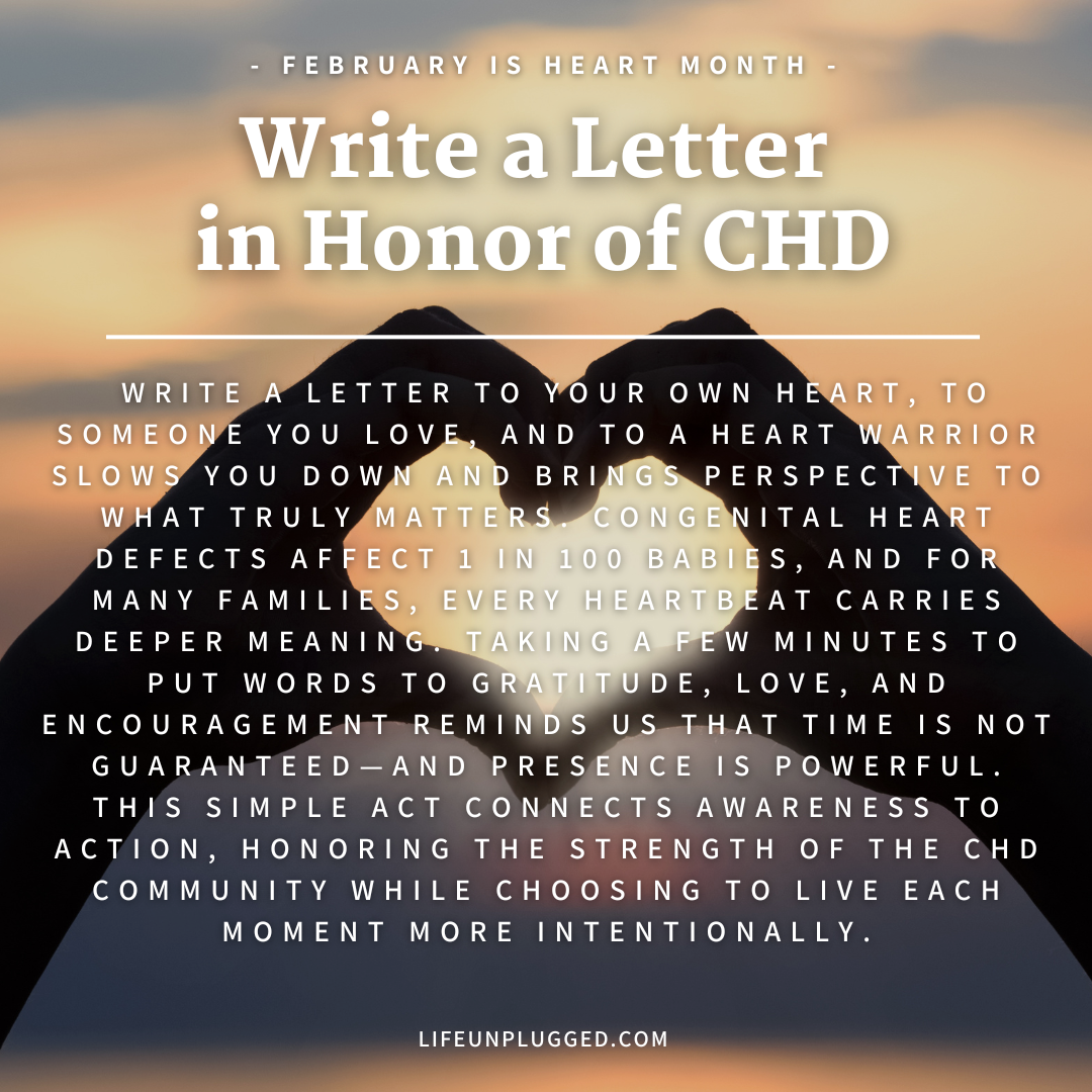 A LETTER TO MY HEART