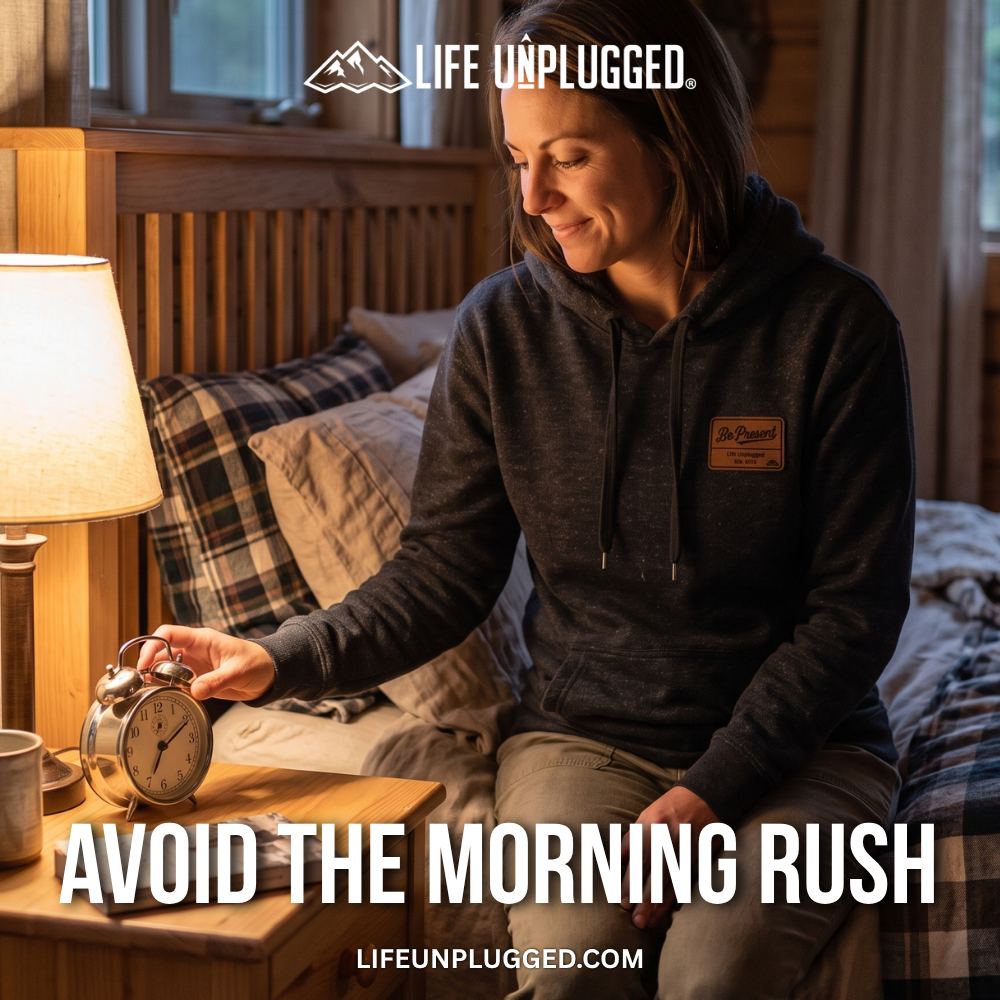 AVOID THE MORNING RUSH
