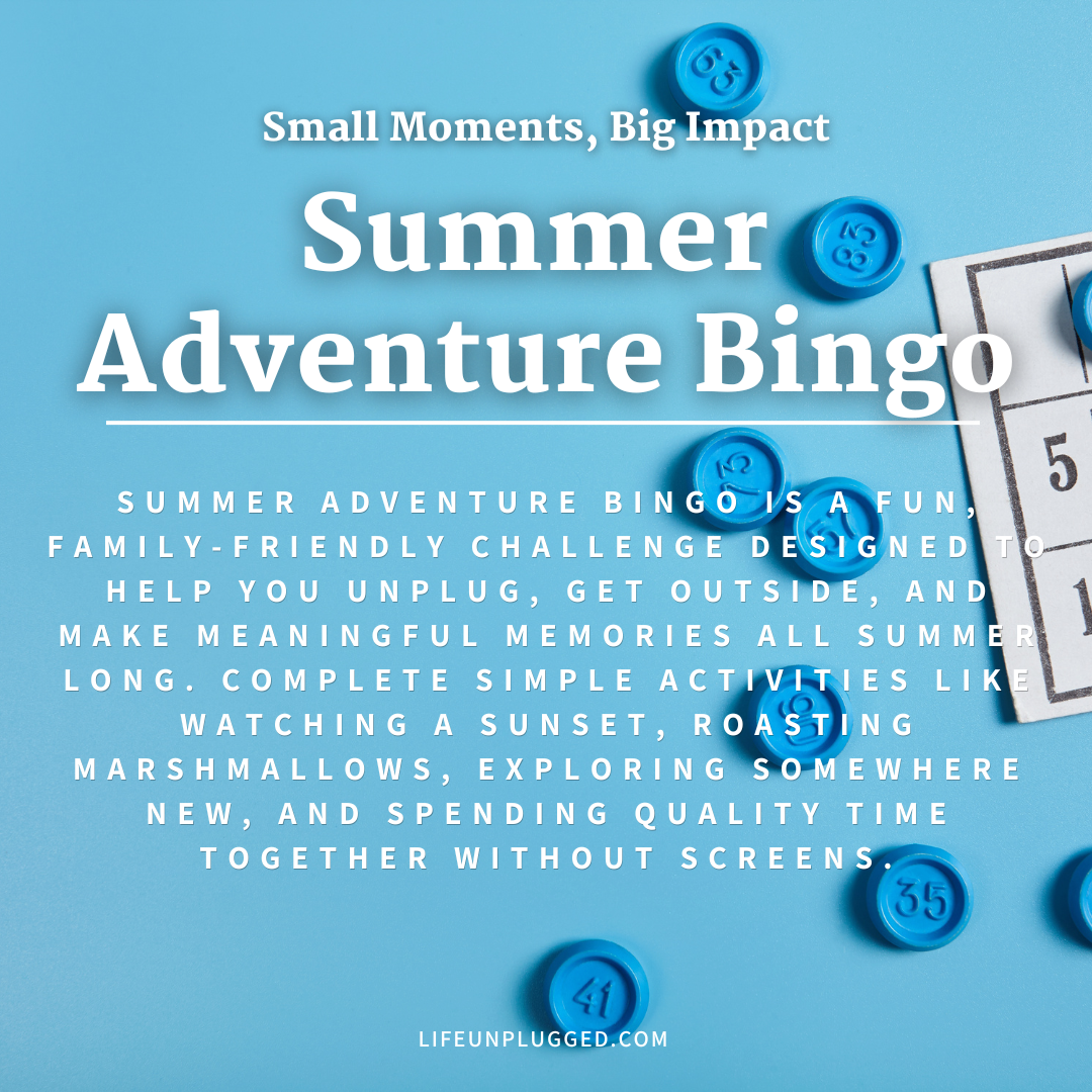 SUMMER ADVENTURE BINGO