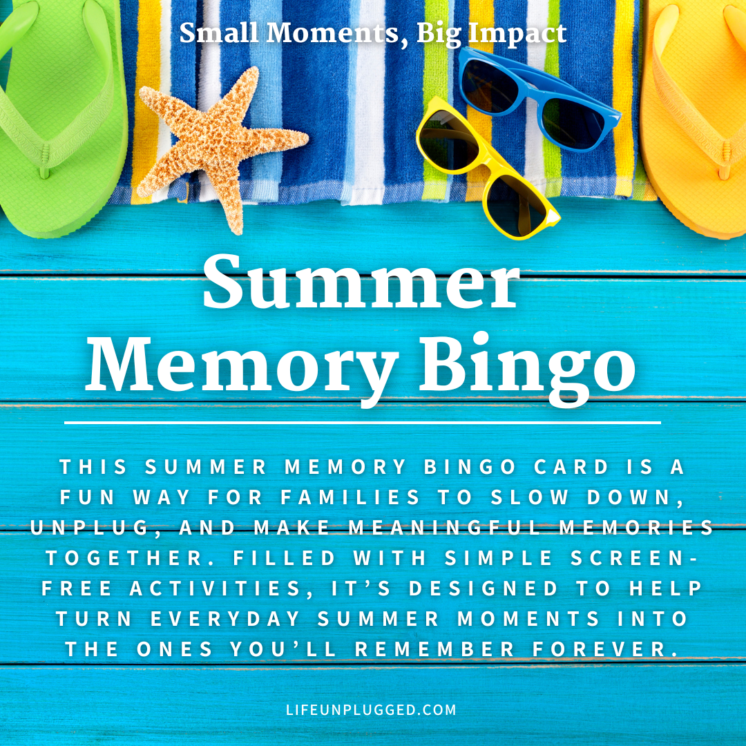 SUMMER MEMORY BINGO