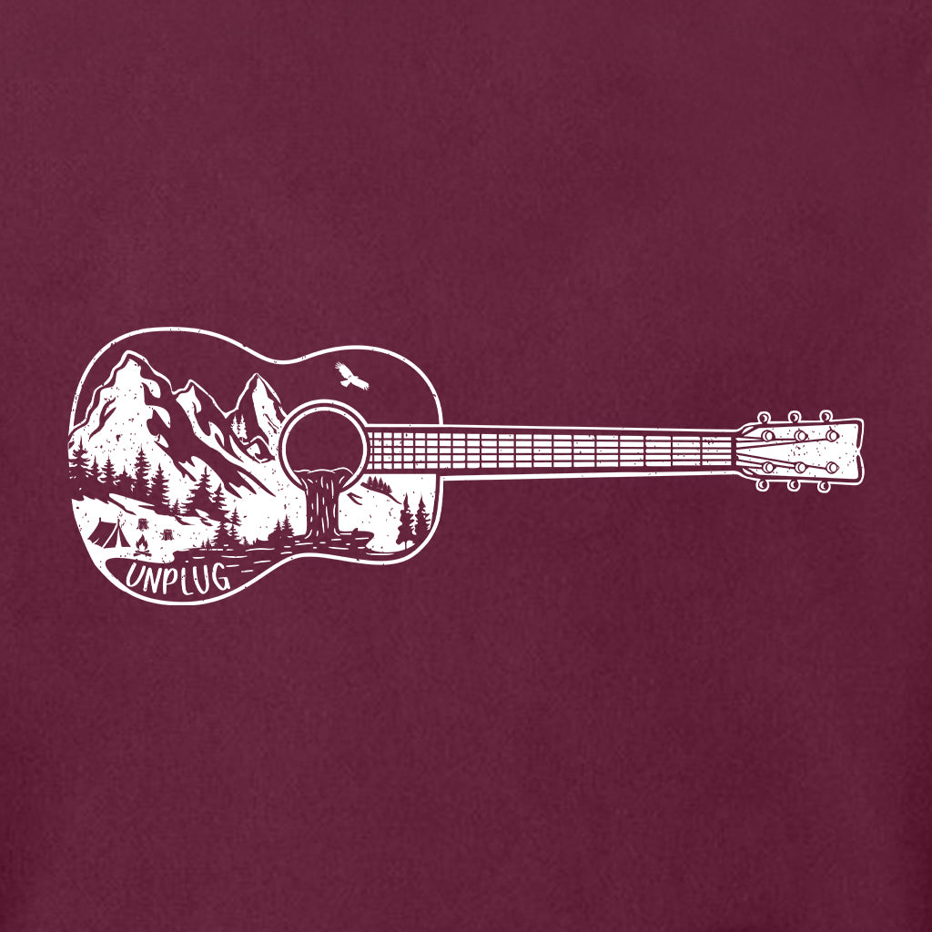 GUITAR MOUNTAIN SCENE Super Heavyweight Hoodie