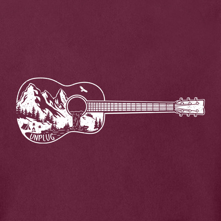 GUITAR MOUNTAIN SCENE Super Heavyweight Hoodie