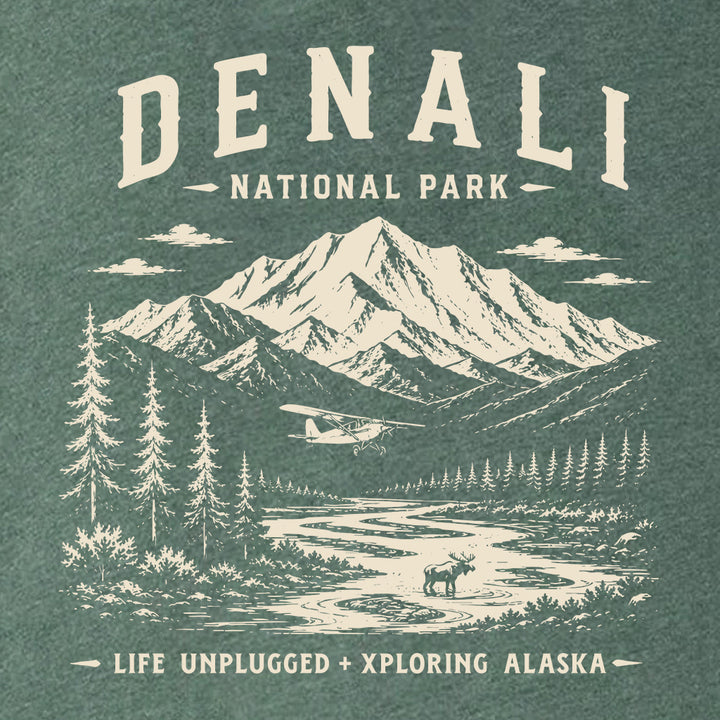 DENALI NATIONAL PARK XPLORING ALASKA Collaboration Super Soft Hoodie
