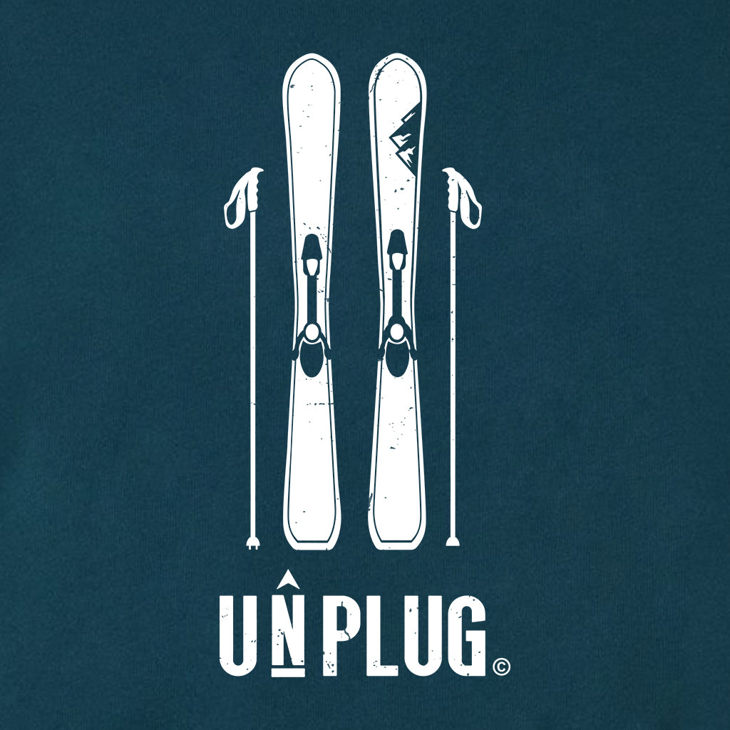 Skiing Midweight Super Soft Crewneck Sweatshirt