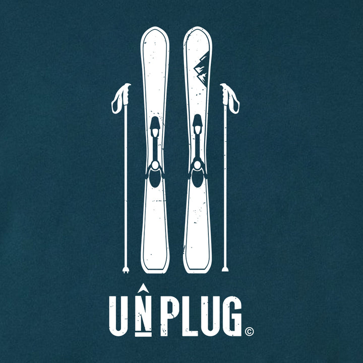 Skiing Midweight Super Soft Crewneck Sweatshirt