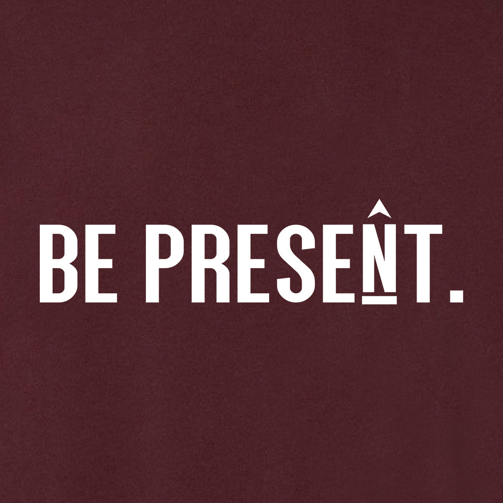 Be Present. Full Chest Midweight Super Soft Crewneck Sweatshirt