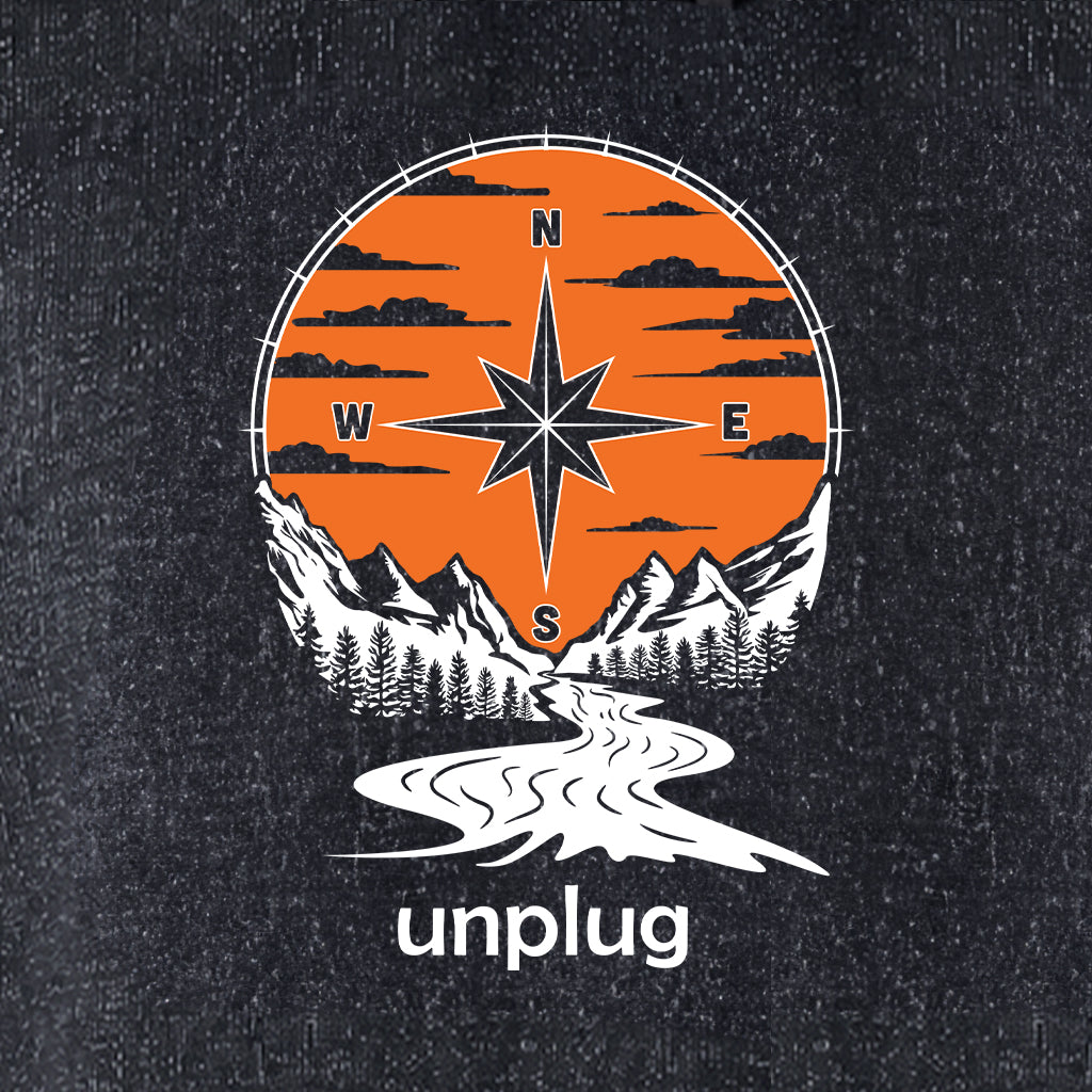 COMPASS SUNSET Nantucket Super Soft Sweater Hoodie
