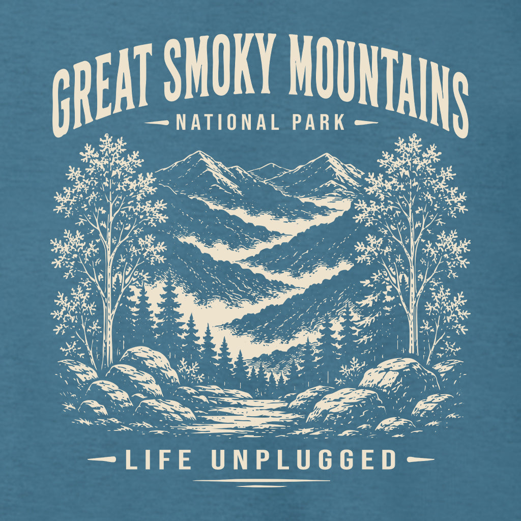 GREAT SMOKY MOUNTAINS NATIONAL PARK Supersoft Midweight Zip Up Hoodie