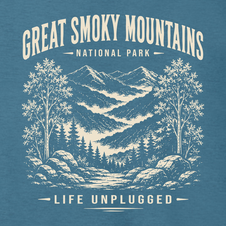 GREAT SMOKY MOUNTAINS NATIONAL PARK Supersoft Midweight Zip Up Hoodie