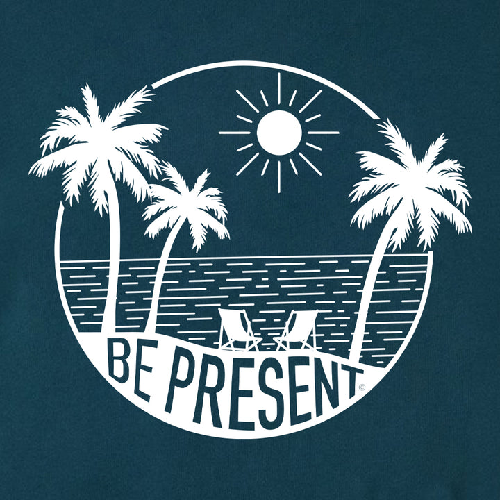 Be Present Beach Midweight Super Soft Crewneck Sweatshirt