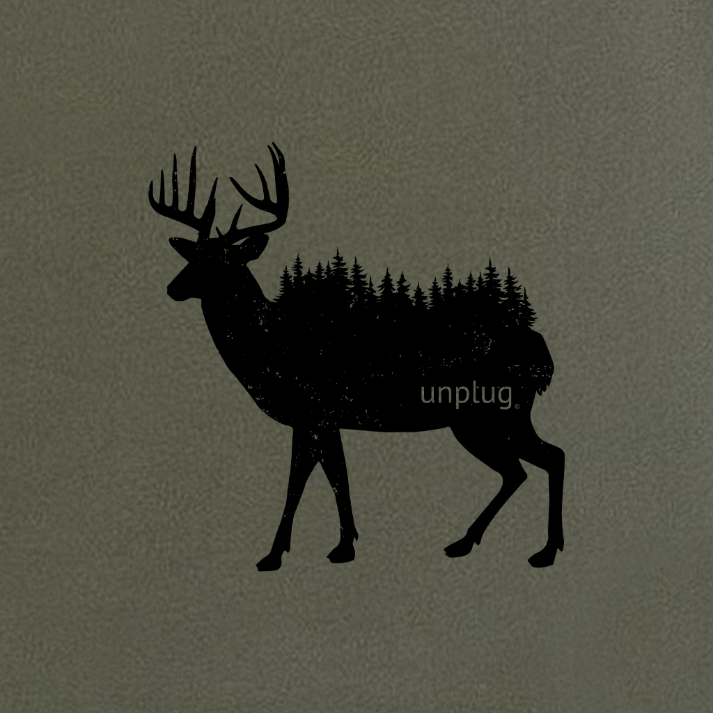Deer In The Trees Women's Racerback Tank Top