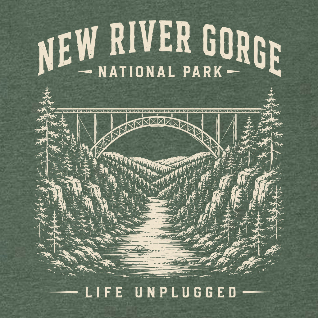 NEW RIVER GORGE NATIONAL PARK Long Sleeve T-Shirt