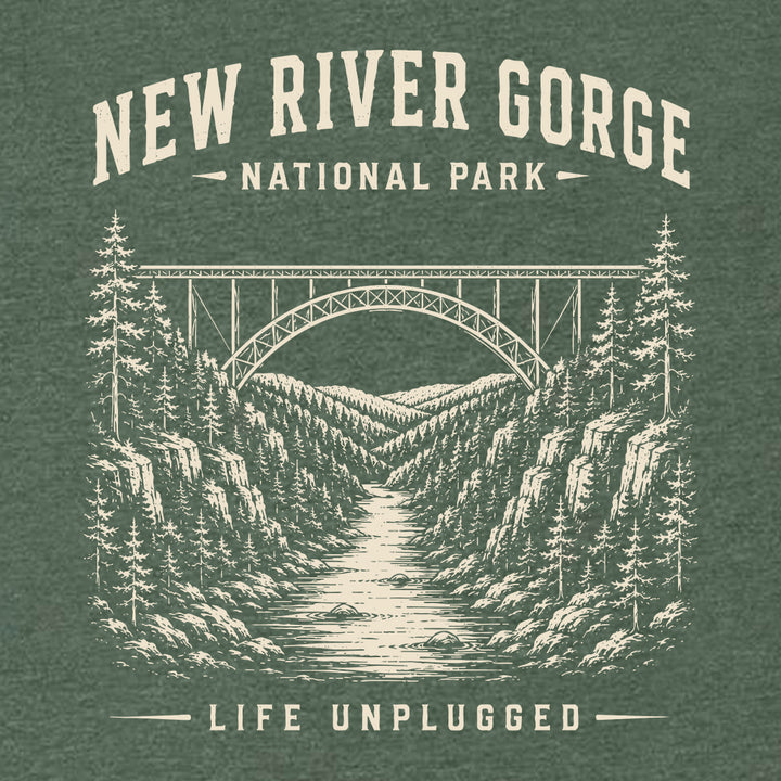 NEW RIVER GORGE NATIONAL PARK Long Sleeve T-Shirt