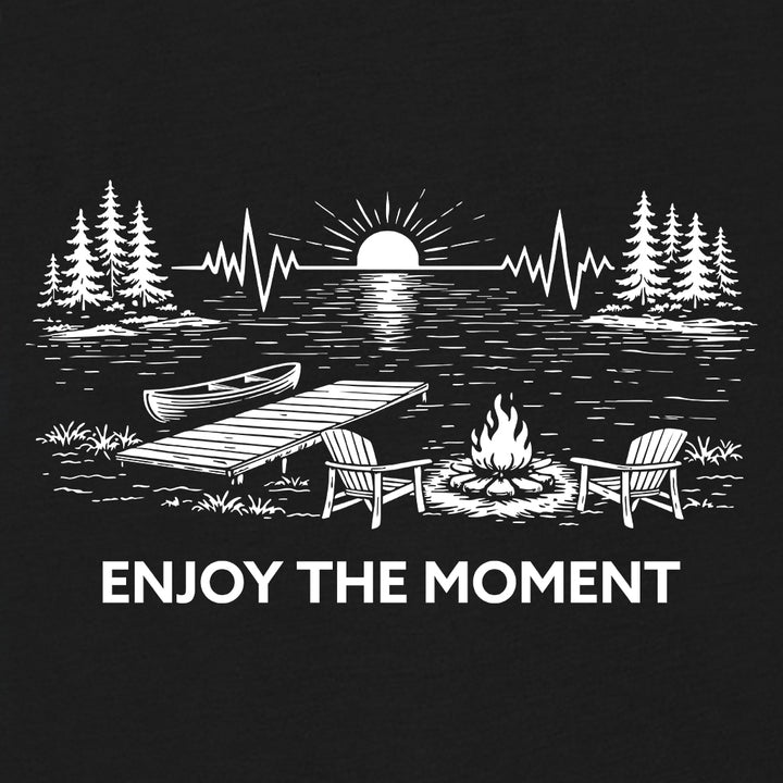 ENJOY THE MOMENT (LAKE SCENE) Long Sleeve T-Shirt