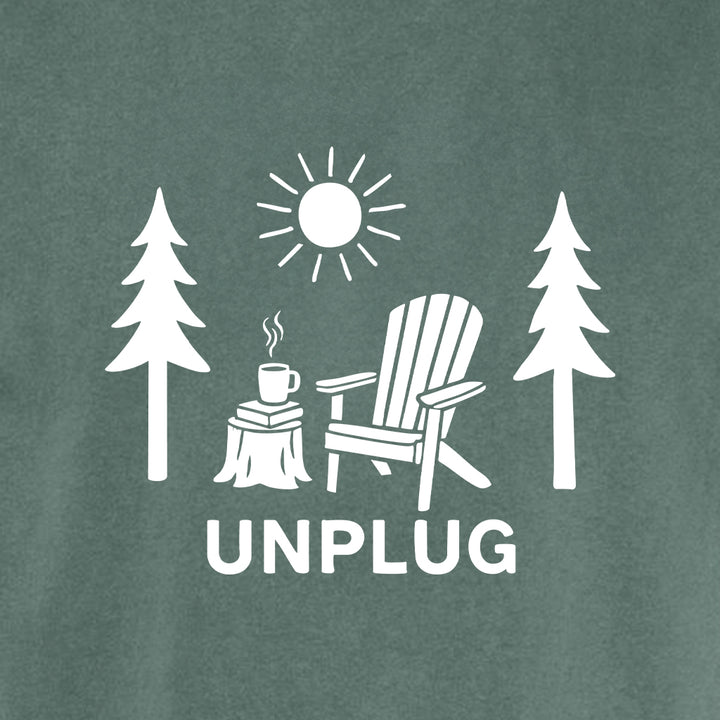 READING IN THE WOODS Cotton T-Shirt powered by Comfort Colors®