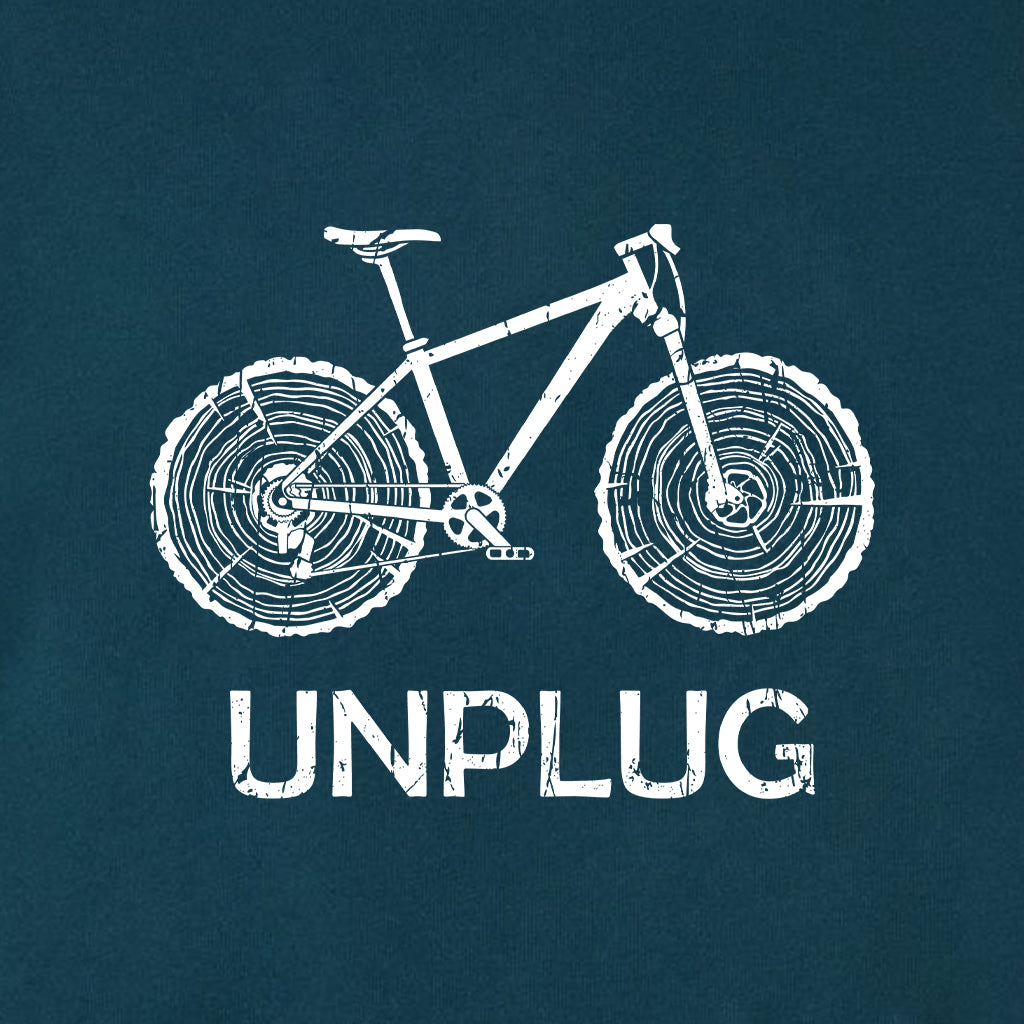 Mountain Bike Tree Stumps Midweight Super Soft Crewneck Sweatshirt