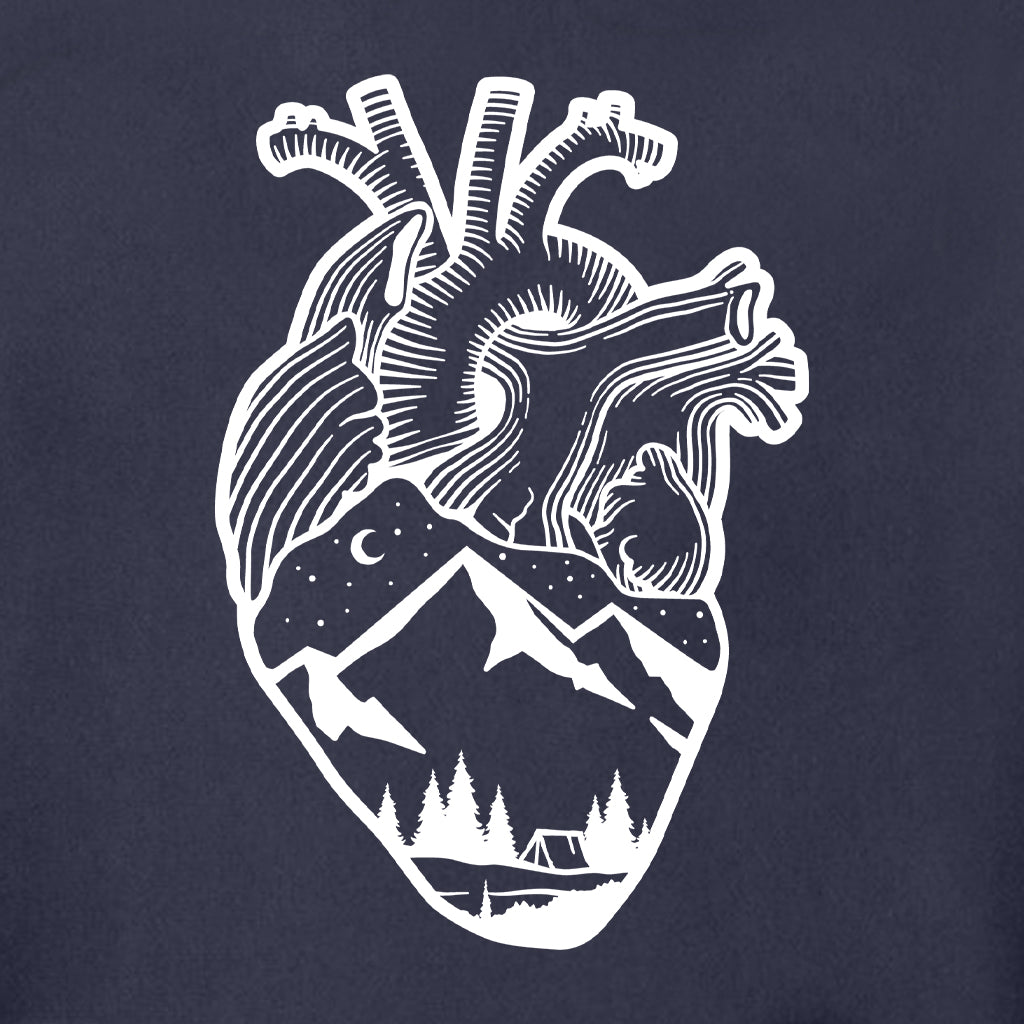 ANATOMICAL HEART (FULL CHEST) Super Heavyweight Hoodie