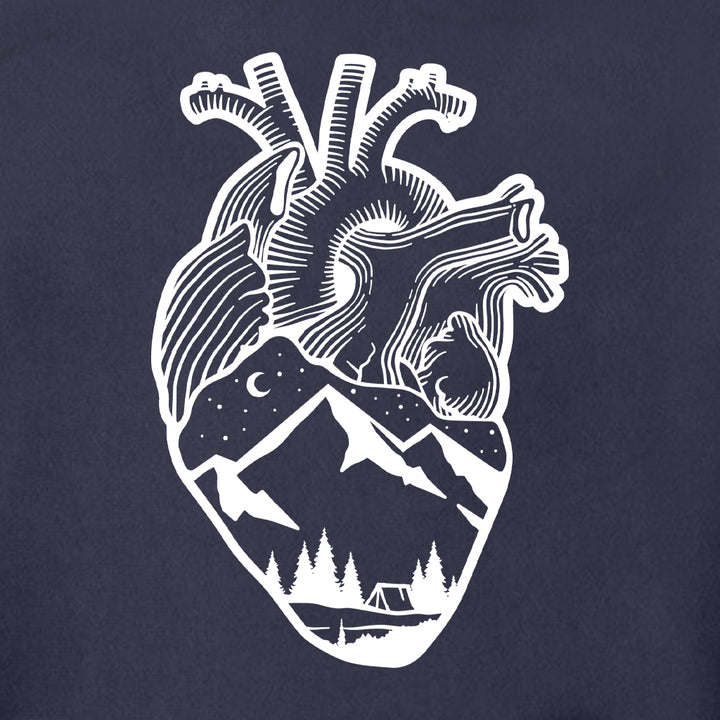 ANATOMICAL HEART (FULL CHEST) Super Heavyweight Hoodie