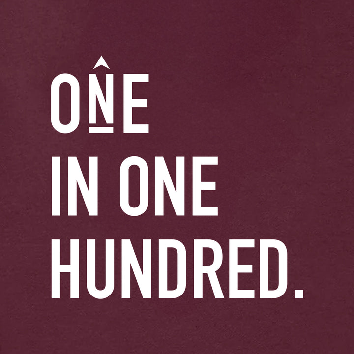 One In One Hundred Stacked Heavyweight Hoodie