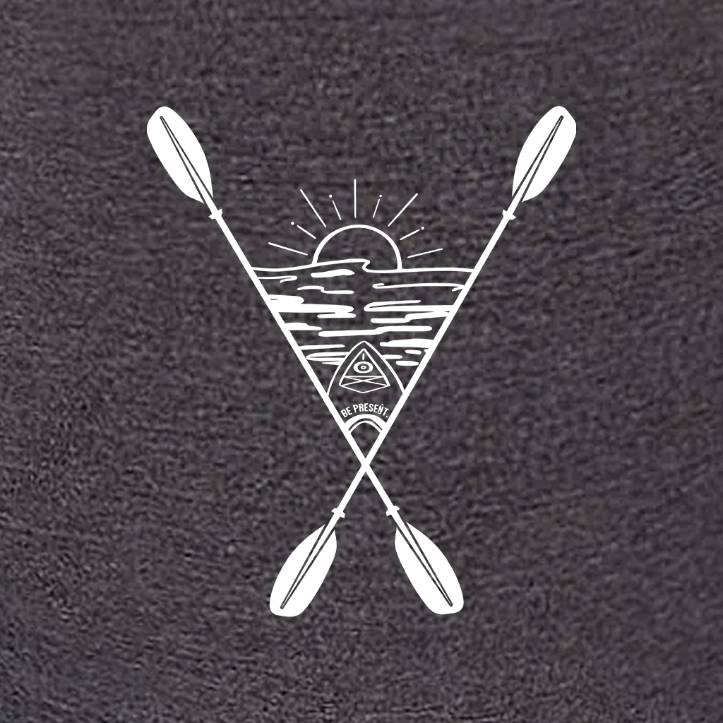 Kayaking Into The Sunset Women's Racerback Tank Top