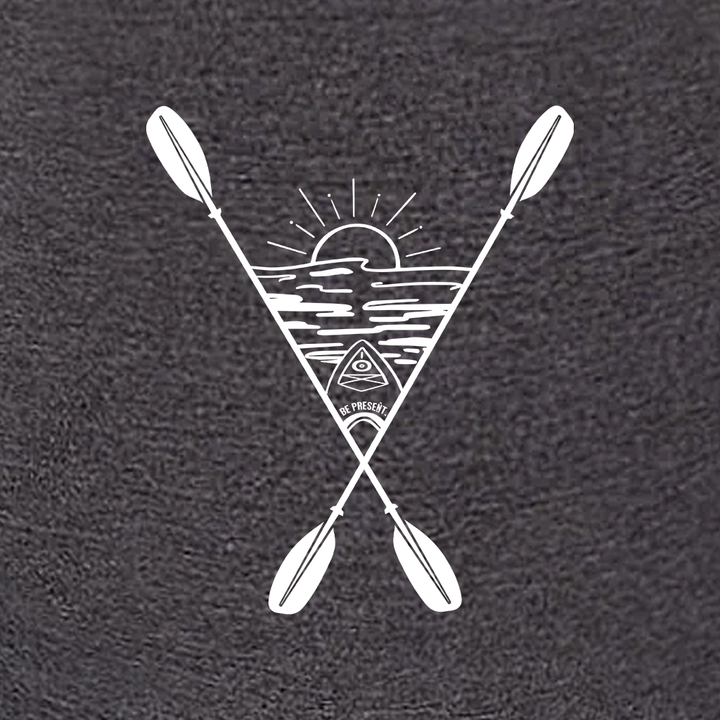 Kayaking Into The Sunset Women's Racerback Tank Top
