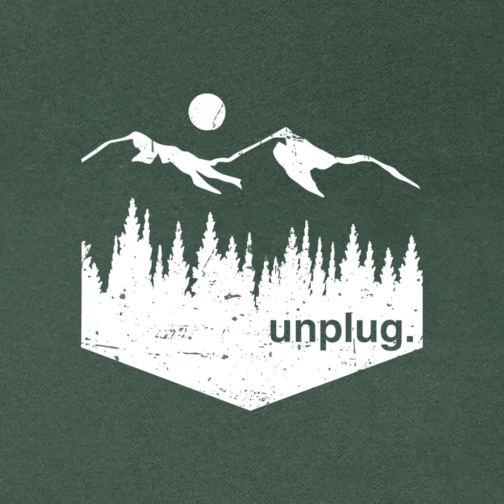 Unplug Mountain Left Chest Pocket Heavyweight Hoodie
