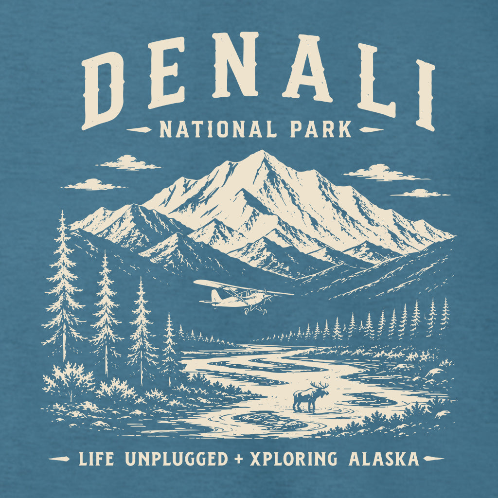 DENALI NATIONAL PARK Supersoft Midweight Zip Up Hoodie