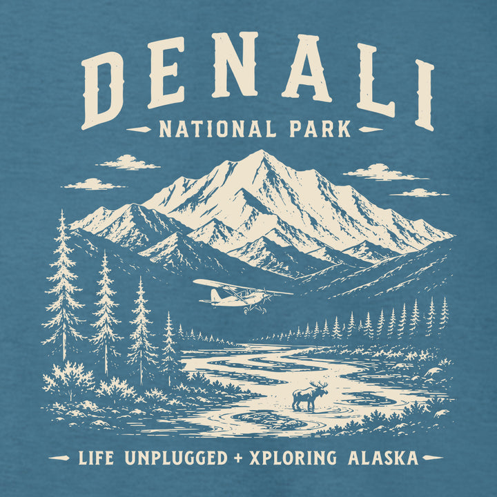 DENALI NATIONAL PARK Supersoft Midweight Zip Up Hoodie