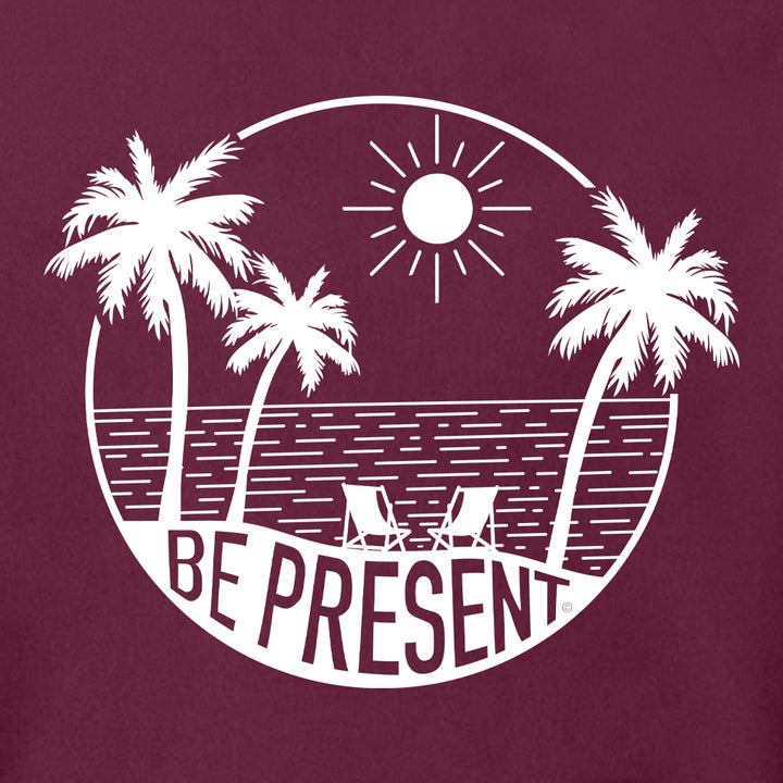 BE PRESENT BEACH Super Heavyweight Hoodie