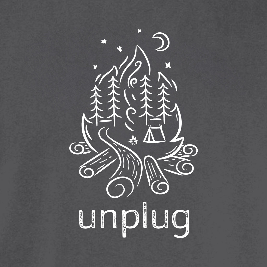 CAMPFIRE CAMPING SCENE Cotton T-Shirt powered by Comfort Colors®