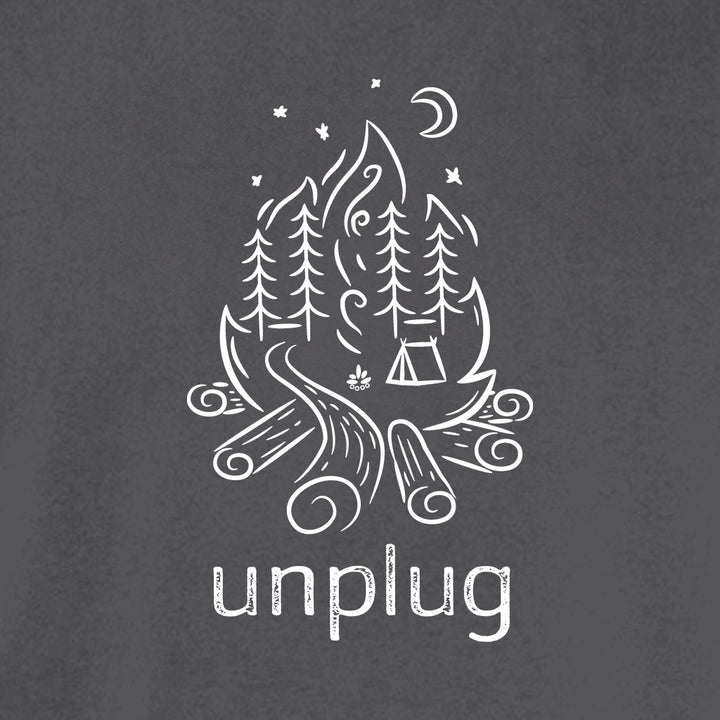 CAMPFIRE CAMPING SCENE Cotton T-Shirt powered by Comfort Colors®