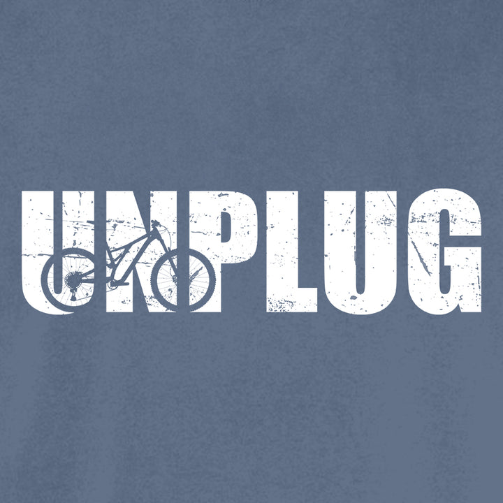 UNPLUG MOUNTAIN BIKE SILHOUETTE Cotton T-Shirt powered by Comfort Colors®