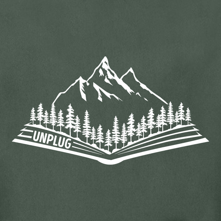 OPEN BOOK MOUNTAIN SCENE Super Heavyweight Hoodie