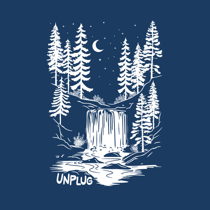 WATERFALL UNDER THE STARS Performance Long Sleeve with UPF 50+