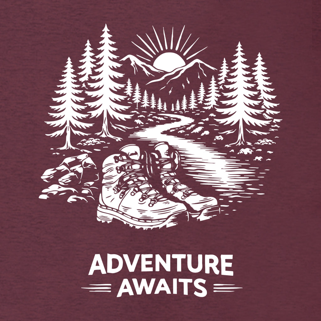 ADVENTURE AWAITS Supersoft Midweight Zip Up Hoodie