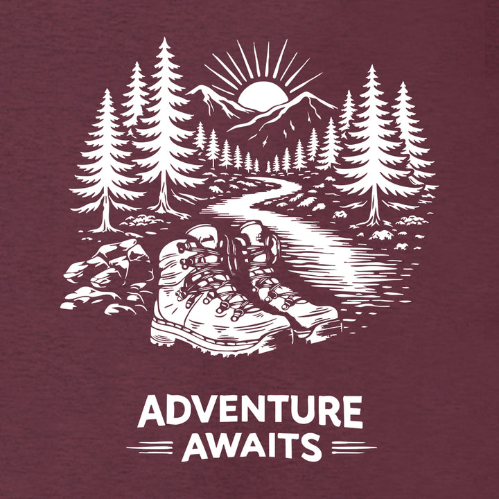 ADVENTURE AWAITS Supersoft Midweight Zip Up Hoodie