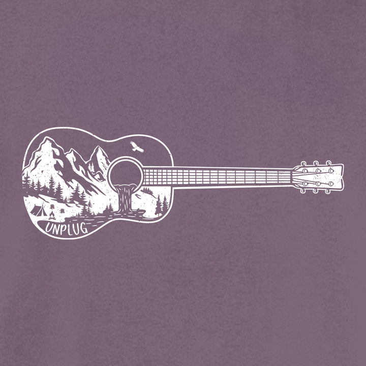 GUITAR MOUNTAIN SCENE Cotton T-Shirt powered by Comfort Colors®