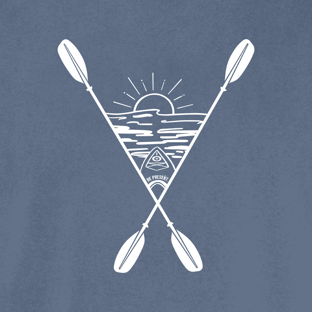 KAYAKING INTO THE SUNSET Cotton T-Shirt powered by Comfort Colors®