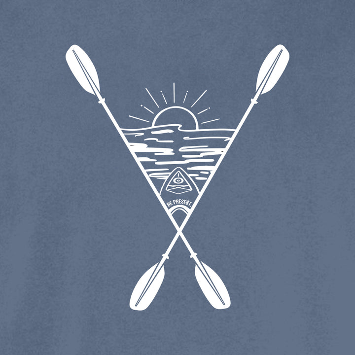 KAYAKING INTO THE SUNSET Cotton T-Shirt powered by Comfort Colors®