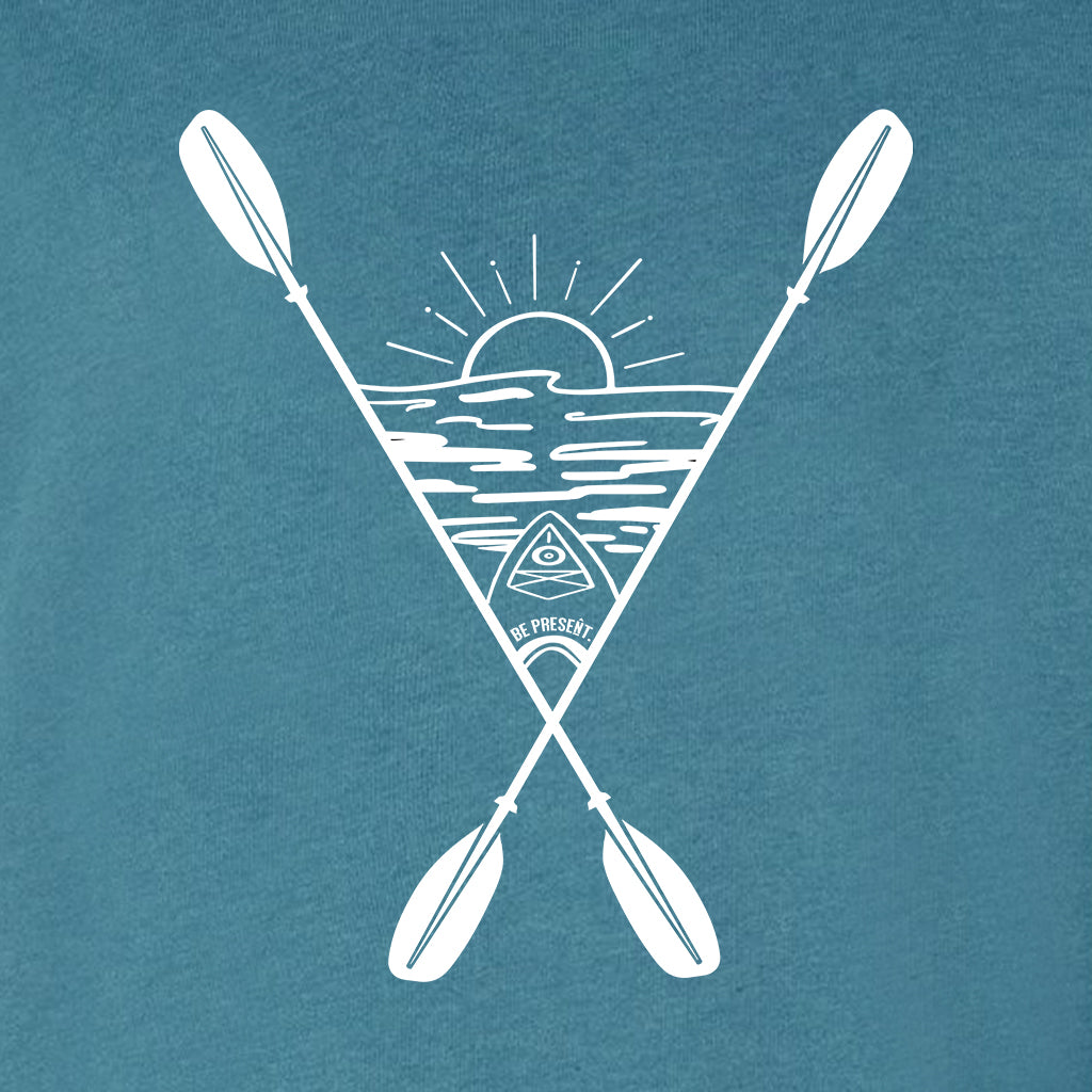 Kayaking Into The Sunset Midweight Super Soft Crewneck Sweatshirt