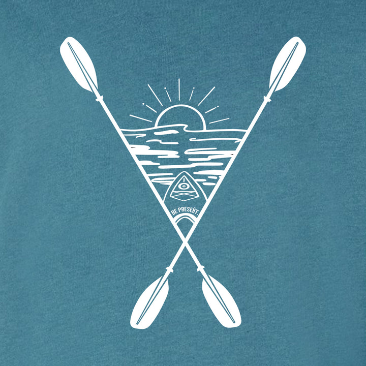 Kayaking Into The Sunset Midweight Super Soft Crewneck Sweatshirt