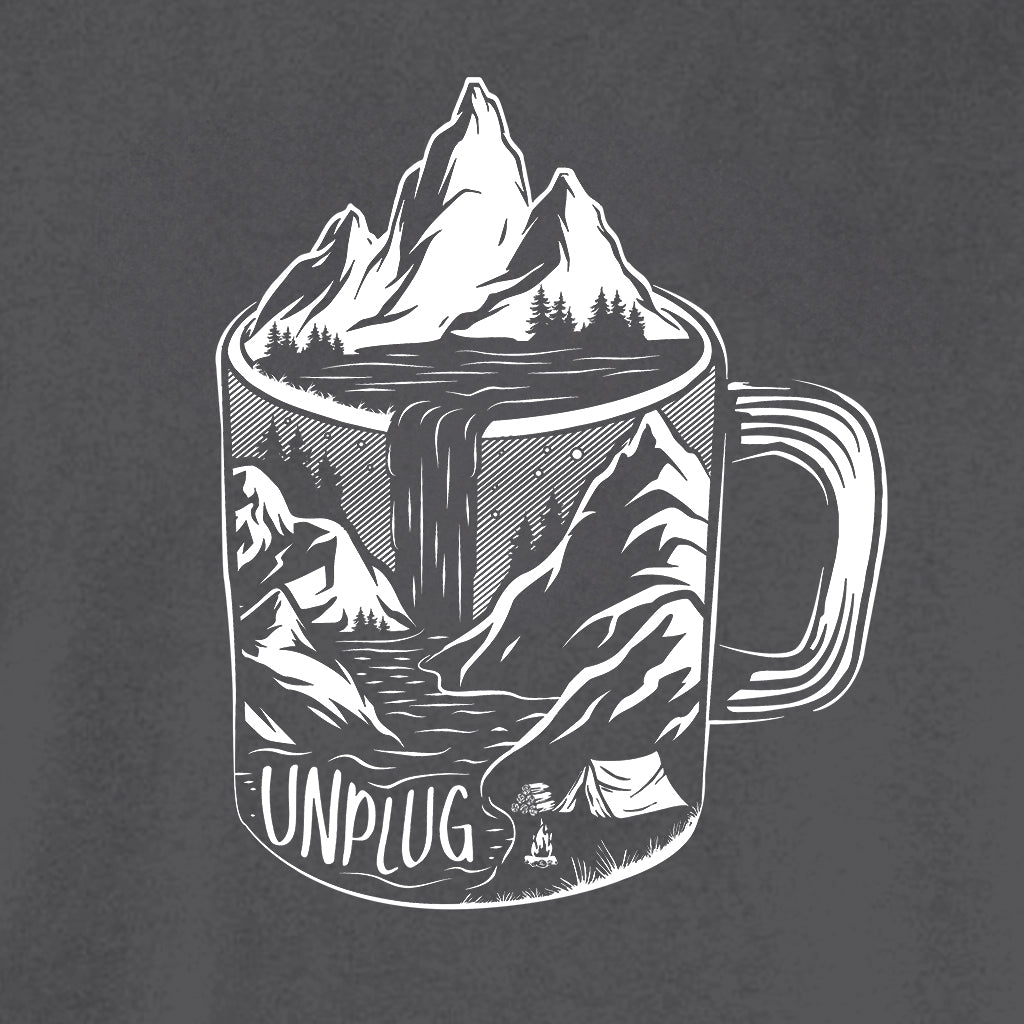 COFFEE MOUNTAIN SCENE Cotton T-Shirt powered by Comfort Colors®