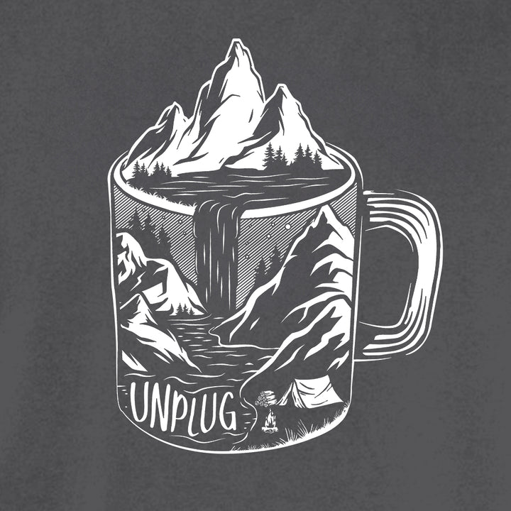 COFFEE MOUNTAIN SCENE Cotton T-Shirt powered by Comfort Colors®