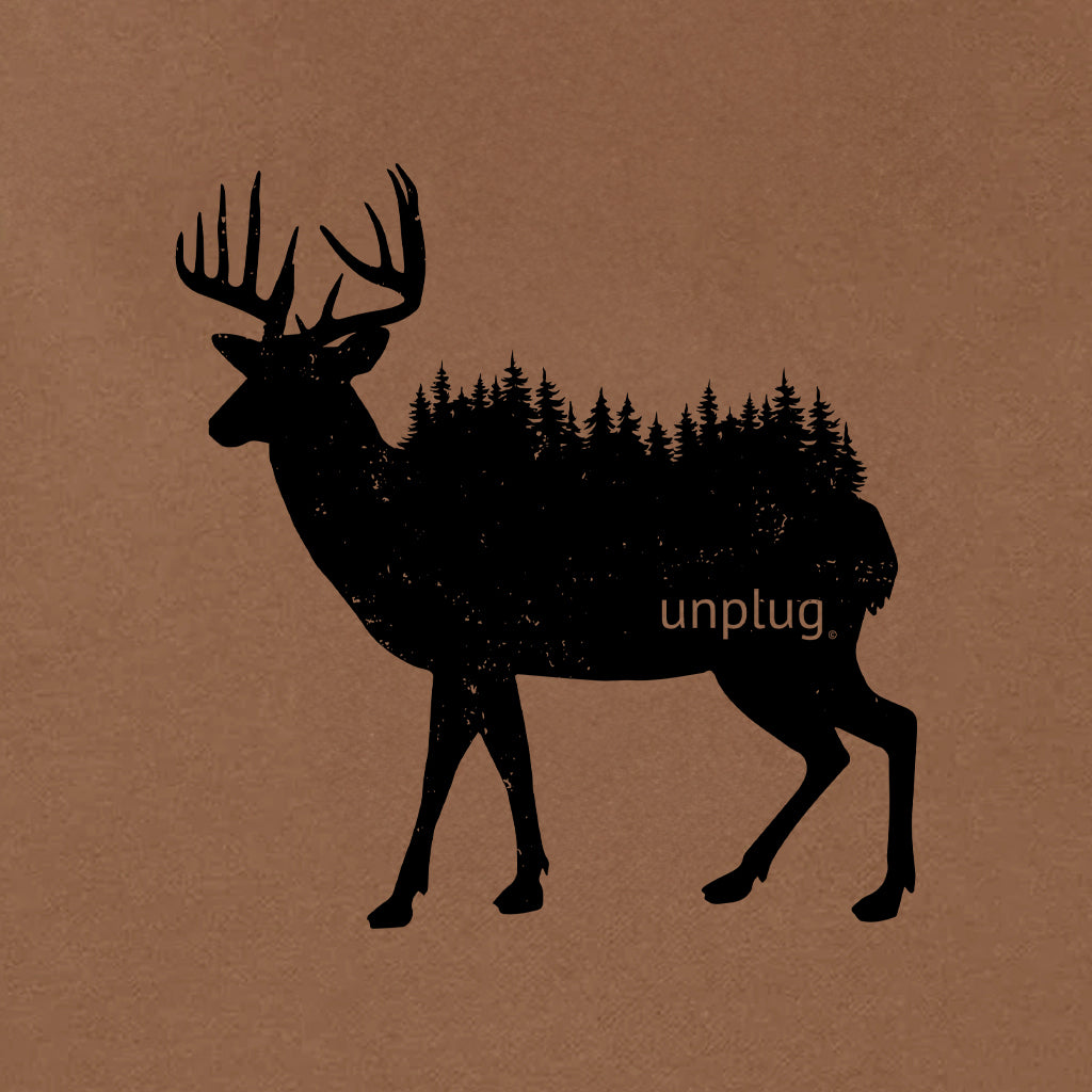 Deer In The Trees Heavyweight Hoodie