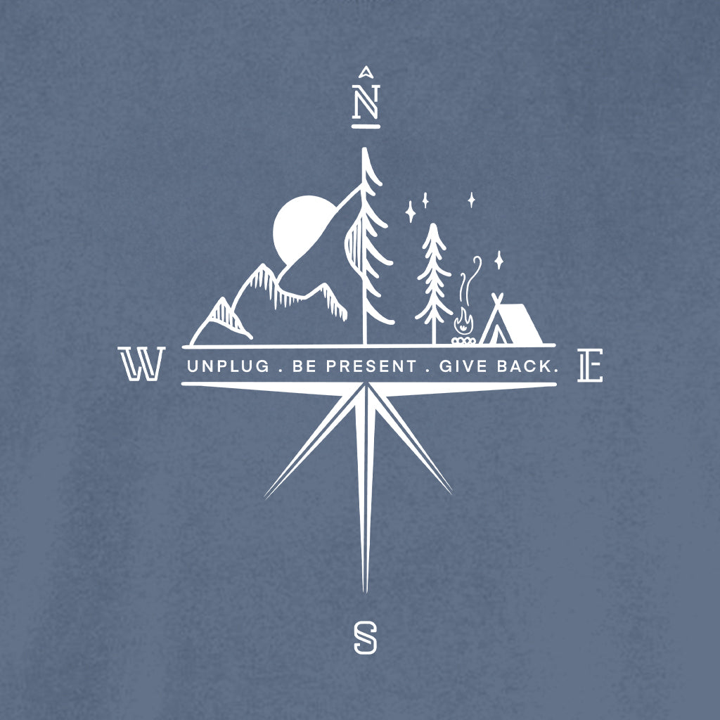 COMPASS MOUNTAIN SCENE Cotton T-Shirt powered by Comfort Colors®