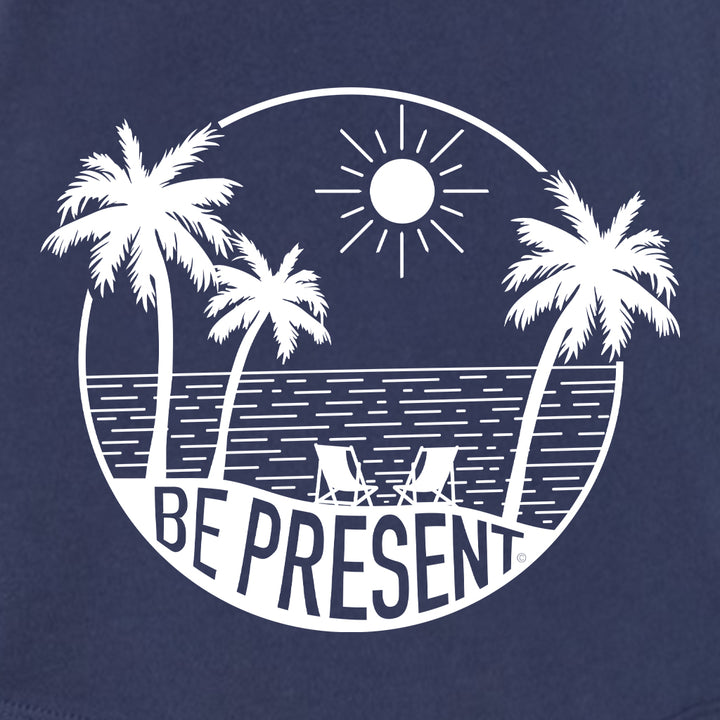 Be Present Beach Women's Racerback Tank Top