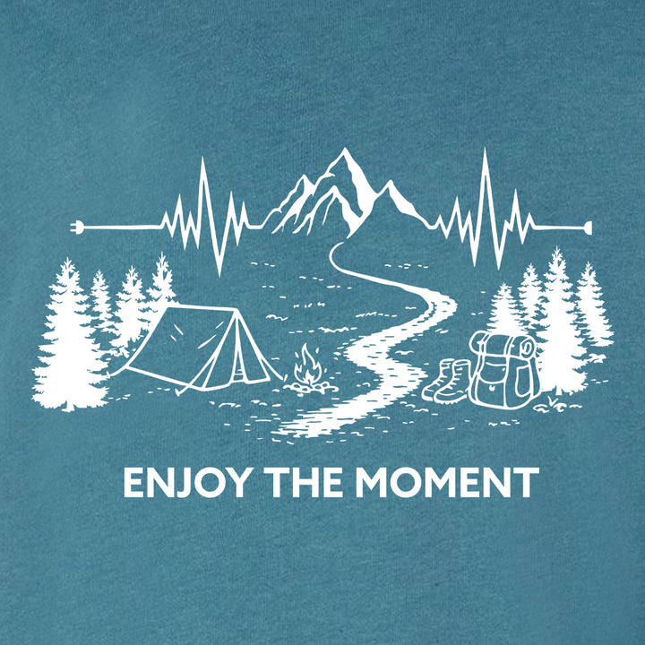 ENJOY THE MOMENT (MOUNTAIN SCENE) Midweight Super Soft Crewneck