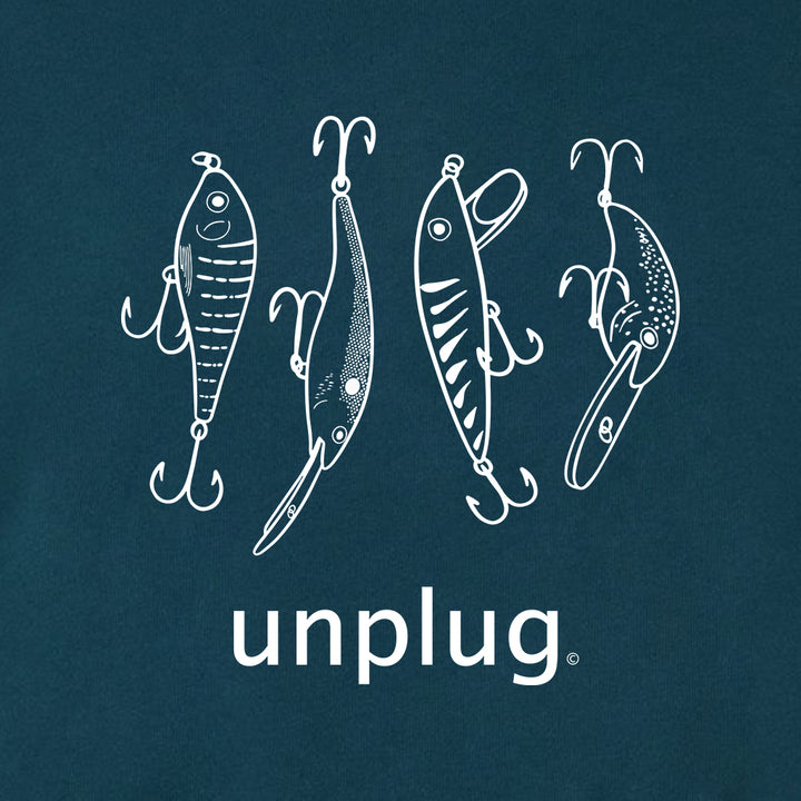 Fishing Lures Midweight Super Soft Crewneck Sweatshirt