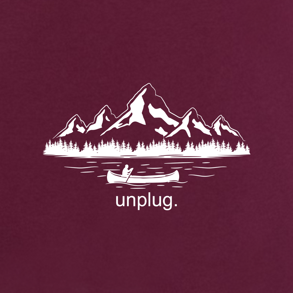 Canoeing In The Mountains Women's Racerback Tank Top