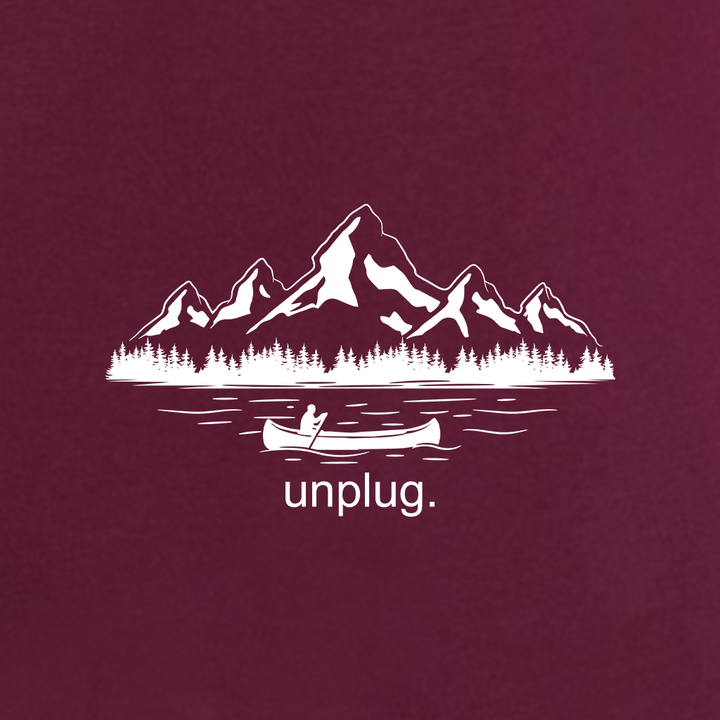 Canoeing In The Mountains Women's Racerback Tank Top